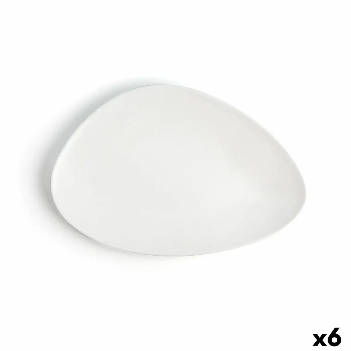 Assiette plate ariane antracita triangulaire ceramique blanc o 29 cm 6 unites _4483. DIAYTAR SENEGAL - Là où Chaque Produit est une Trouvaille Unique. Découvrez notre boutique en ligne et trouvez des articles qui vous distinguent par leur originalité.