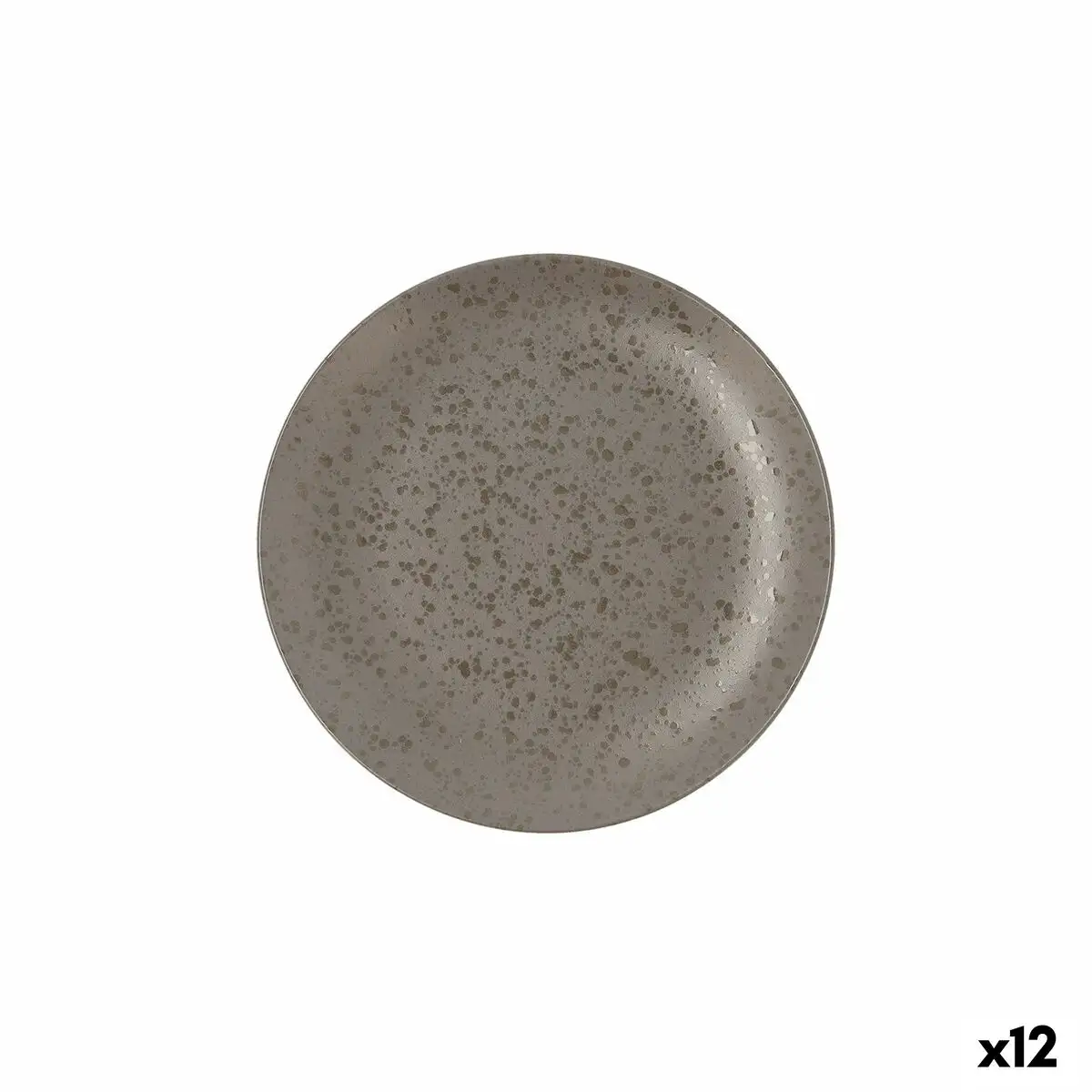 Assiette plate ariane oxide ceramique gris o 21 cm 12 unites _2218. DIAYTAR SENEGAL - Où Choisir Devient une Découverte. Explorez notre boutique en ligne et trouvez des articles qui vous surprennent et vous ravissent à chaque clic.