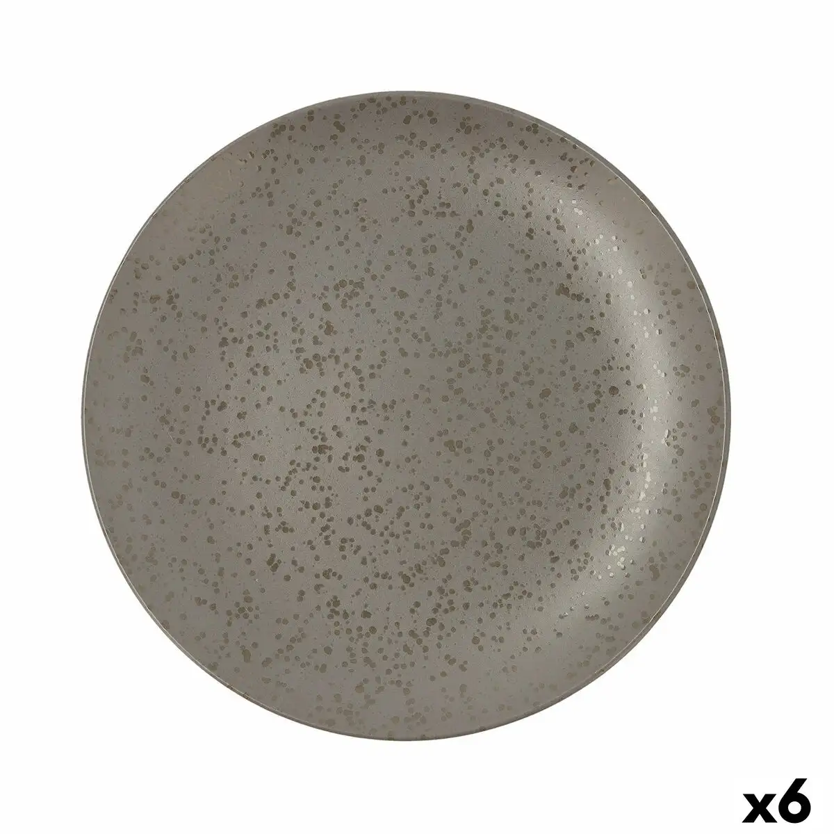Assiette plate ariane oxide ceramique gris o 31 cm 6 unites _6289. DIAYTAR SENEGAL - Où Choisir est un Plaisir. Explorez notre boutique en ligne et choisissez parmi des produits de qualité qui satisferont vos besoins et vos goûts.