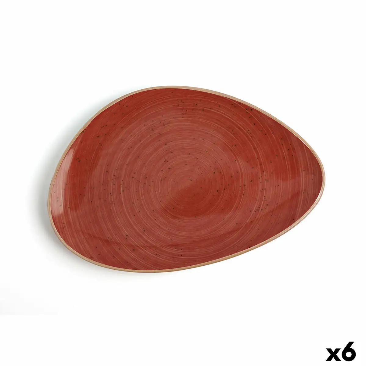 Assiette plate ariane terra triangulaire ceramique rouge o 29 cm 6 unites _6368. Bienvenue chez DIAYTAR SENEGAL - Où Chaque Achat est un Geste d'Amour. Découvrez notre sélection minutieuse et choisissez des articles qui témoignent de votre passion.