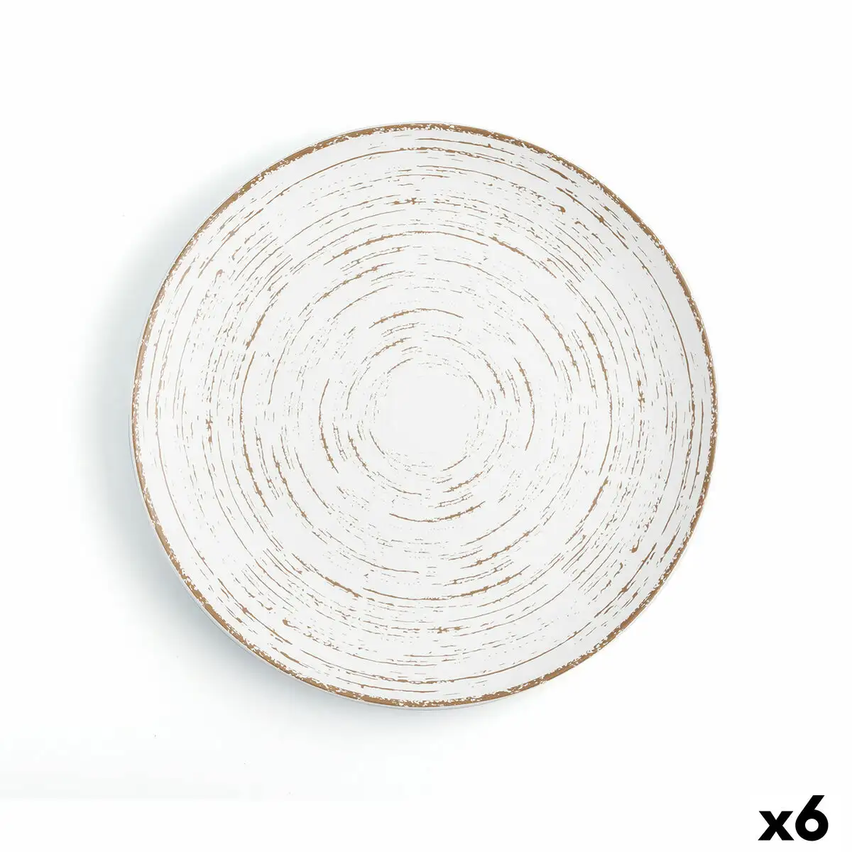 Assiette plate ariane tornado white bicolore ceramique o 31 cm 6 unites _3501. DIAYTAR SENEGAL - Votre Destination Shopping Inspirante. Explorez notre catalogue pour trouver des articles qui stimulent votre créativité et votre style de vie.