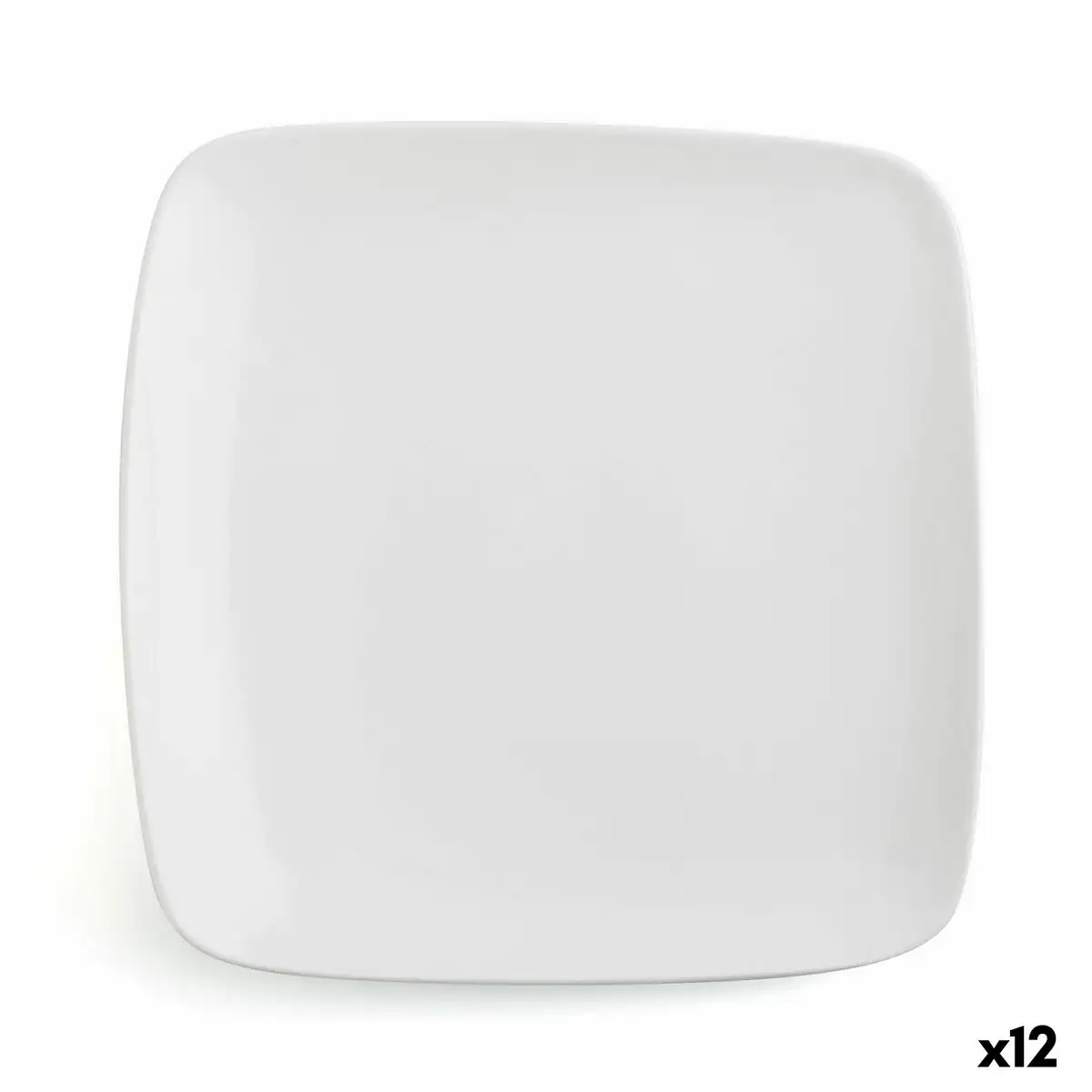 Assiette plate ariane vital carre ceramique blanc 27 x 21 cm 12 unites _7104. DIAYTAR SENEGAL - L'Art de Choisir, l'Art de Vivre. Parcourez notre boutique en ligne et découvrez des produits qui transforment chaque choix en une expérience enrichissante.