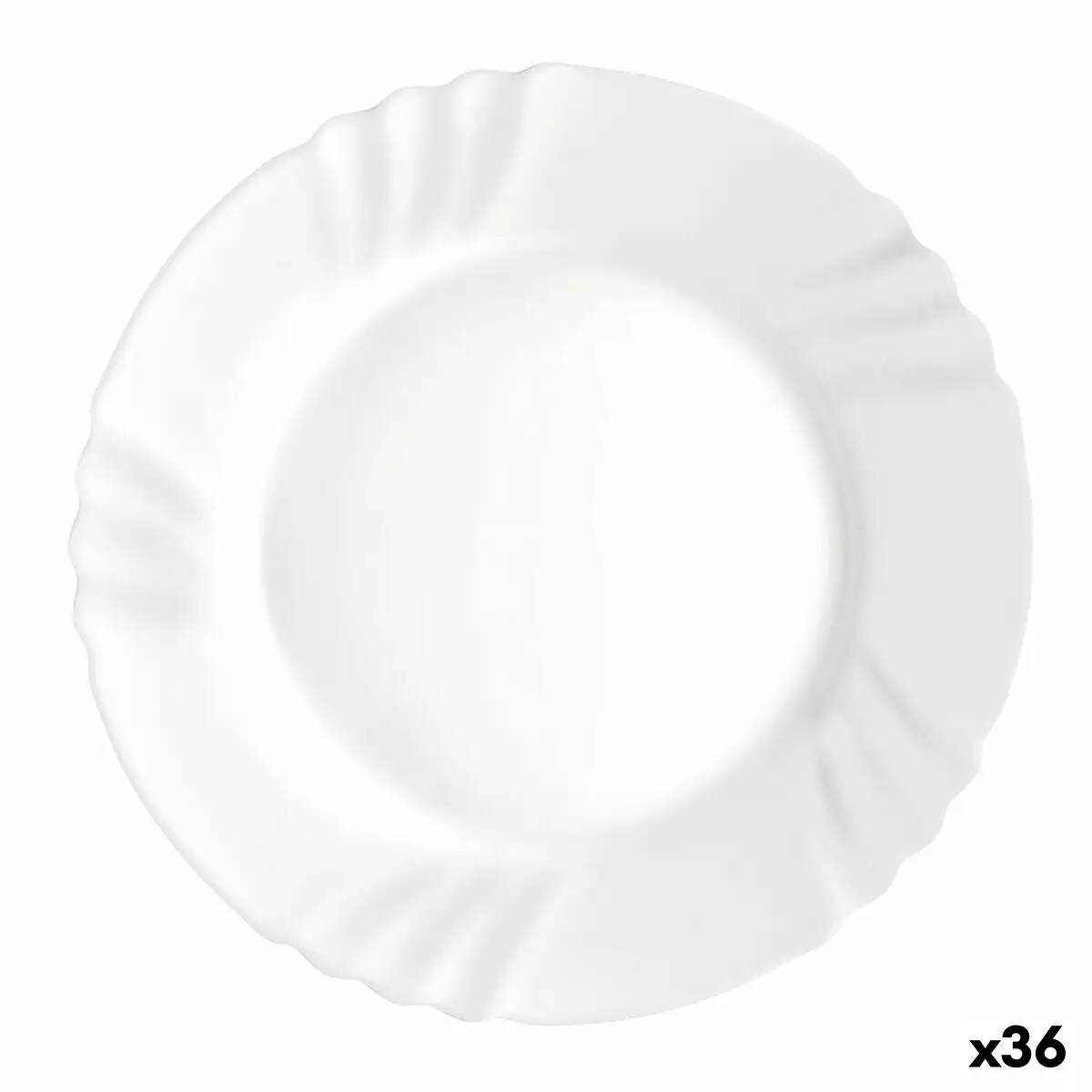 Assiette plate bormioli rocco ebro blanc verre 24 cm 36 unites _5010. DIAYTAR SENEGAL - Où Choisir est un Acte de Création. Naviguez à travers notre plateforme et choisissez des produits qui complètent votre histoire personnelle.