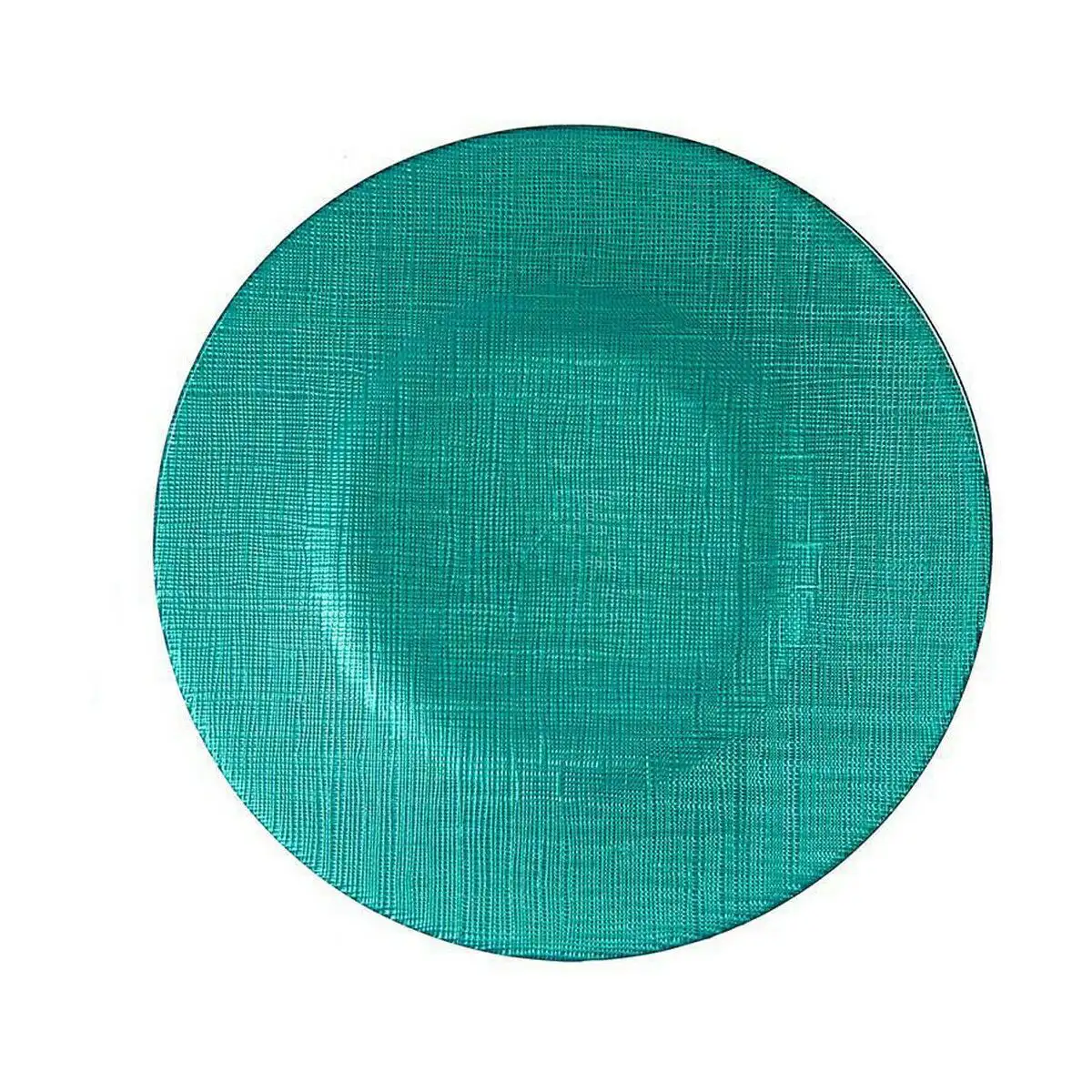 Assiette plate turquoise verre 6 unites 21 x 2 x 21 cm _2001. DIAYTAR SENEGAL - Votre Source de Trouvailles uniques. Naviguez à travers notre catalogue et trouvez des articles qui vous distinguent et reflètent votre unicité.