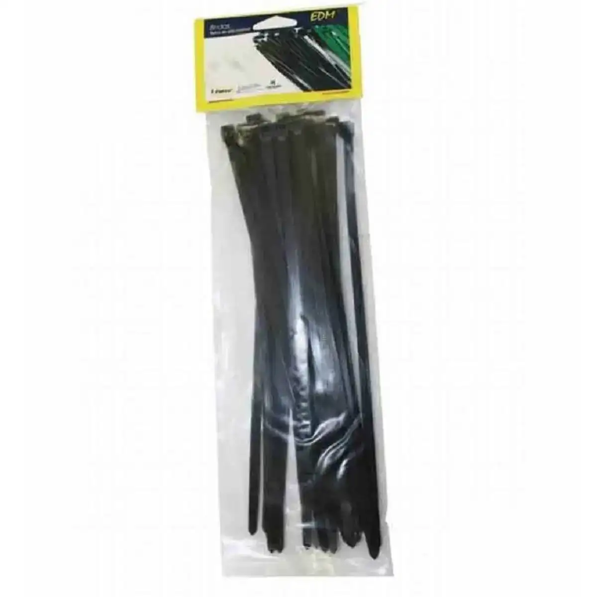 Attaches pour cable en nylon edm 380 x 4 8 mm noir 25 unites_9466. DIAYTAR SENEGAL - Votre Passage vers l'Exceptionnel. Naviguez à travers notre sélection minutieuse et découvrez des articles qui apportent une touche spéciale à chaque instant de votre vie.