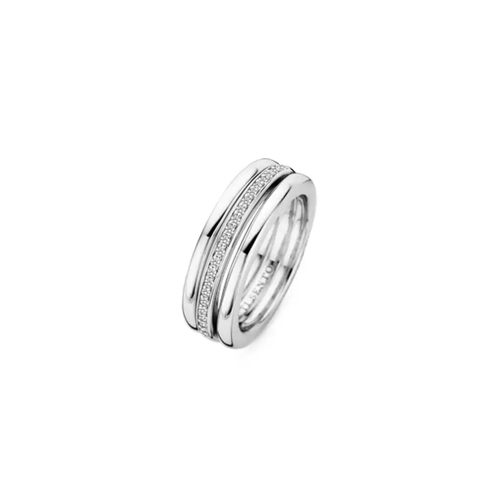 Bague femme ti sento 12146zi 54 14_1880. DIAYTAR SENEGAL - Où Choisir est une Célébration. Découvrez notre sélection de produits qui représentent la diversité et la joie du Sénégal, à chaque étape de votre vie.