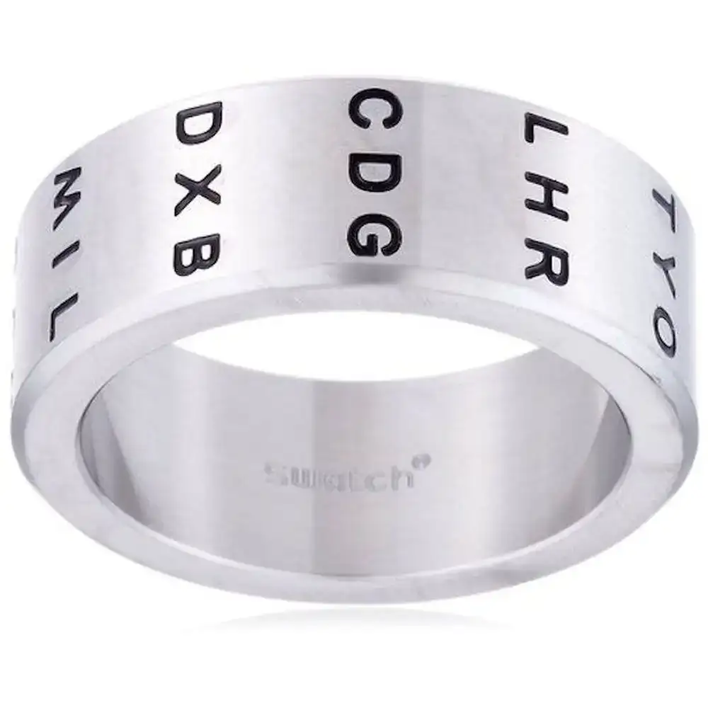 Bague homme swatch jrm068 10 10_5572. DIAYTAR SENEGAL - L'Art de Vivre en Couleurs. Découvrez notre boutique en ligne et trouvez des produits qui ajoutent une palette vibrante à votre quotidien.