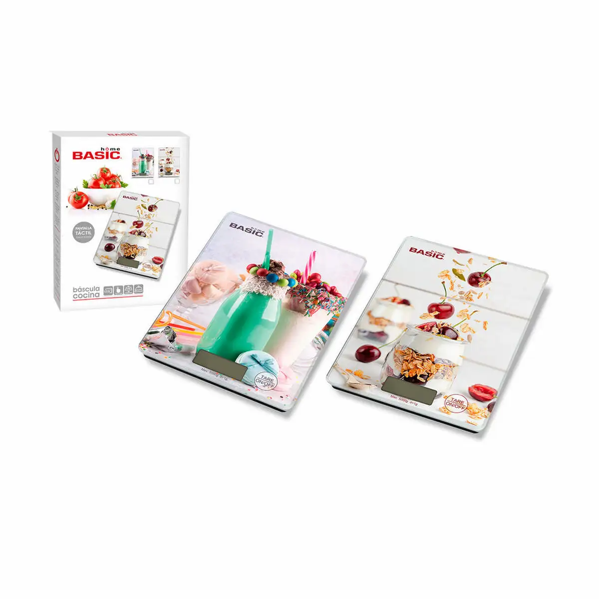 balance de cuisine Basic Home Numérique LCD 5 kg (20,3 x 15,3 x 1,6 cm) -  DIAYTAR SÉNÉGAL