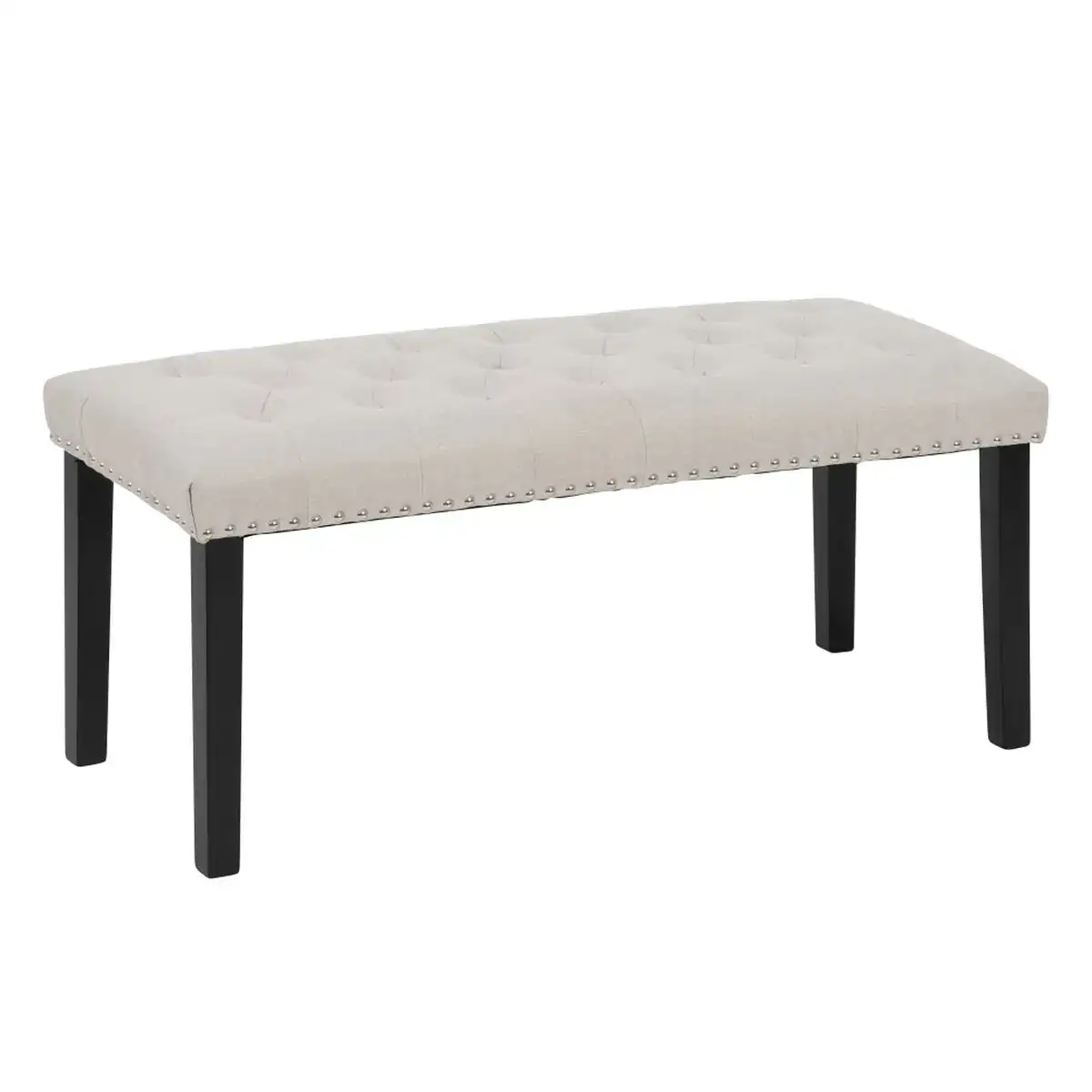 Banquette 115 x 44 x 43 cm beige bois_1867. DIAYTAR SENEGAL - Là où les Rêves de Shopping Deviennent Réalité. Naviguez à travers notre catalogue diversifié et choisissez parmi une variété d'articles qui feront de votre shopping une expérience inoubliable.