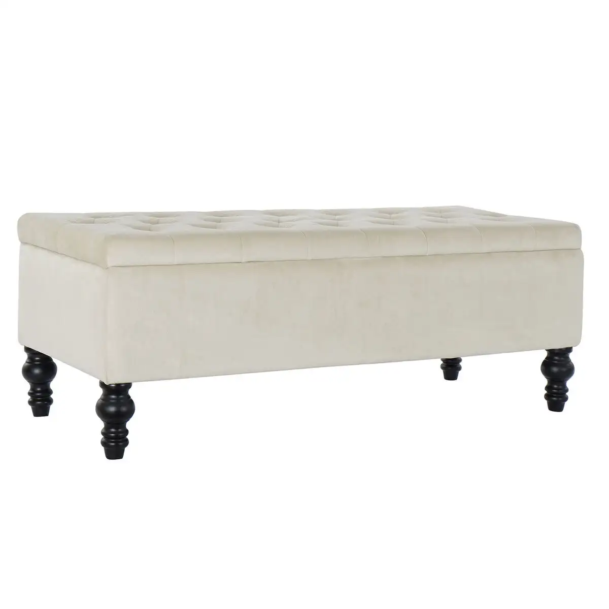 Banquette dkd home decor 115 x 44 x 43 cm 114 x 44 x 41 cm noir bois creme_1967. DIAYTAR SENEGAL - Là où Chaque Produit a son Propre Éclat. Explorez notre boutique en ligne et trouvez des articles qui ajoutent de la brillance à votre quotidien.