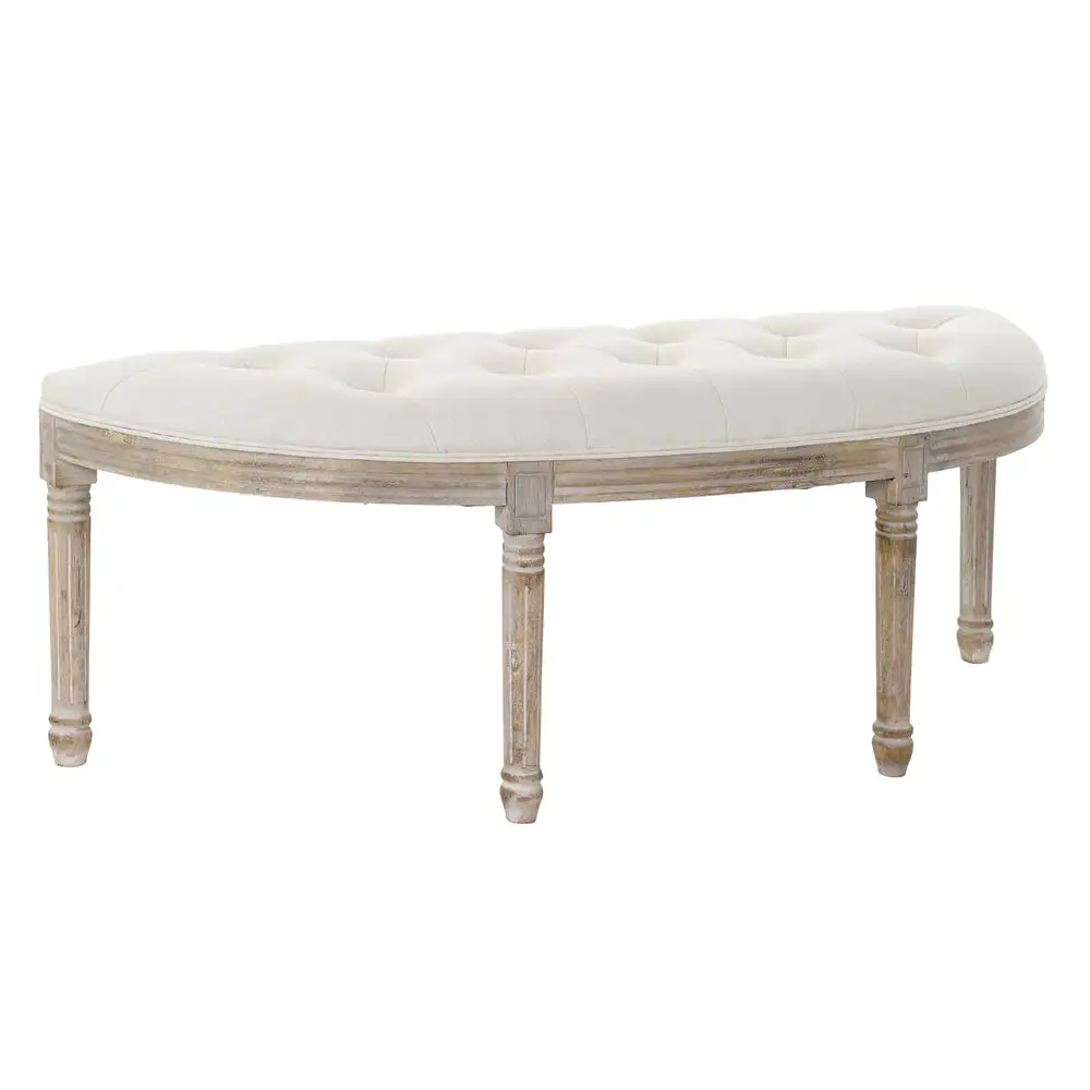 Banquette dkd home decor 125 x 43 x 48 cm naturel beige bois d hevea plastique_3628. Bienvenue chez DIAYTAR SENEGAL - Où Votre Shopping Prend Vie. Découvrez notre univers et dénichez des trésors qui ajoutent de la couleur à votre quotidien.