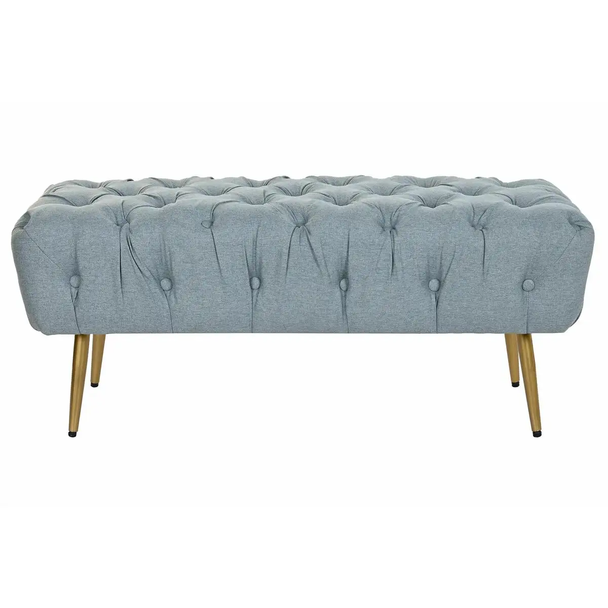 Banquette dkd home decor gris 103 x 46 x 42 cm 103 x 46 x 43 cm metal vert_9321. DIAYTAR SENEGAL - Votre Escale Shopping incontournable. Explorez notre boutique en ligne et dénichez des trésors qui reflètent la richesse culturelle et la modernité du Sénégal.