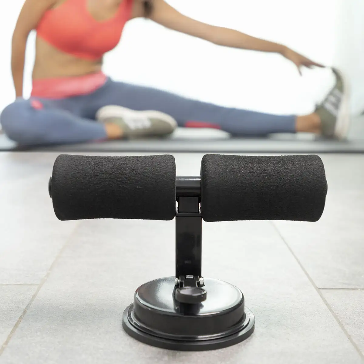 Fitness Sit-Up Bar Suction - Ventouse de Fixation Accessoire de