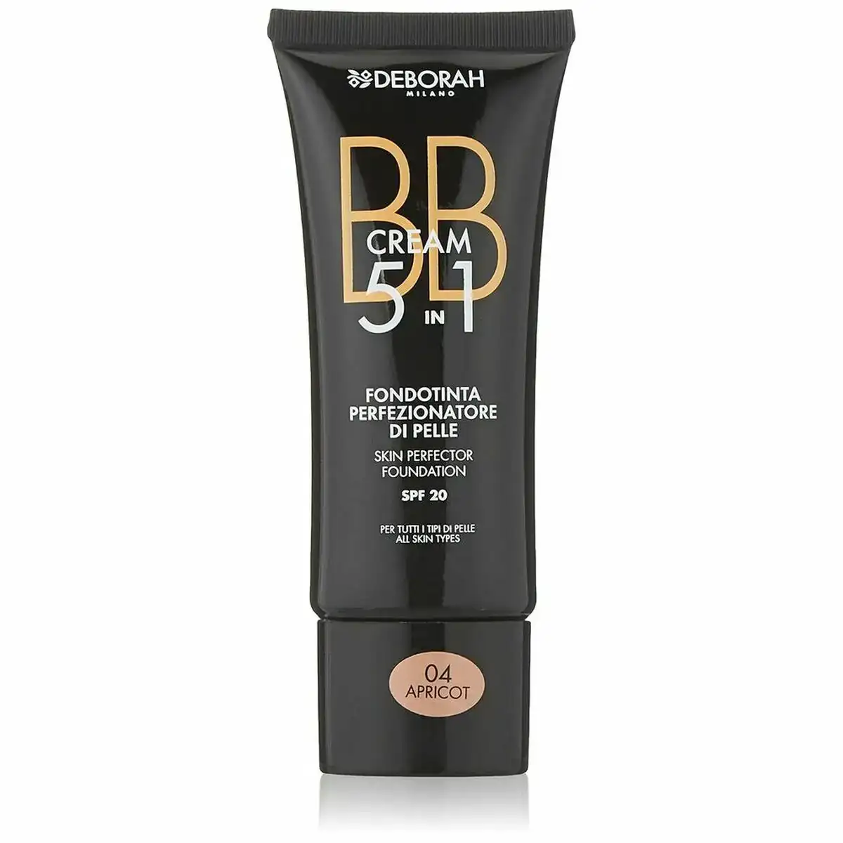 Base de maquillage cremeuse bb cream deborah 5 en 1 no 04 apricot_6484. DIAYTAR SENEGAL - Votre Destination Shopping Exquise. Explorez notre boutique en ligne et découvrez des trésors qui ajoutent une touche de sophistication à votre style et à votre espace.