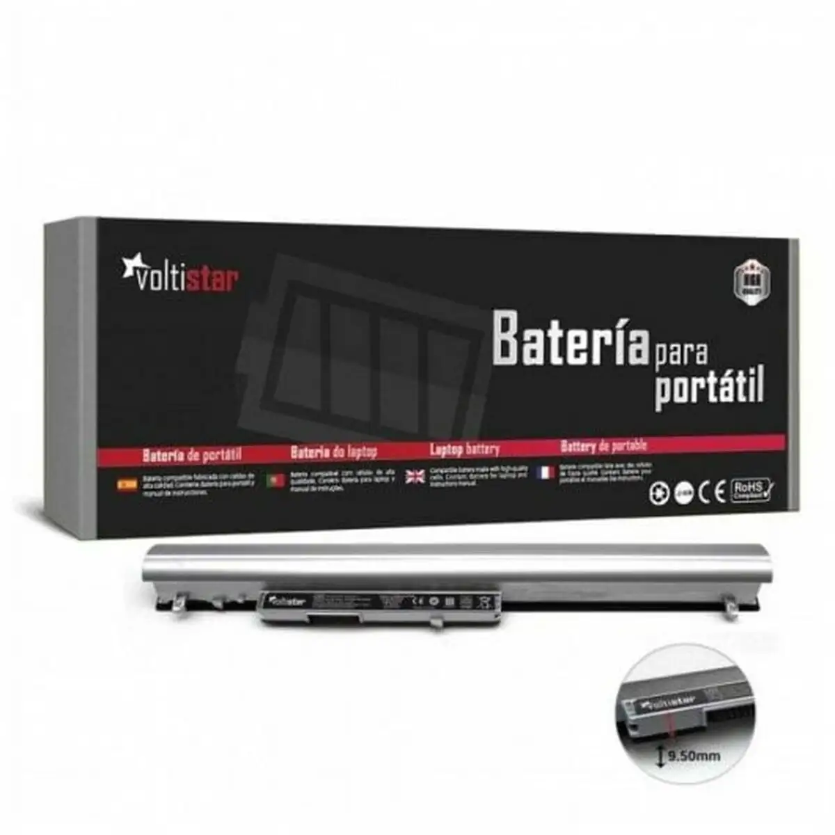 Batterie pour ordinateur portable voltistar bat2147 noir gris 2200 mah 14 8 v_1069. DIAYTAR SENEGAL - L'Artisanat à Portée de Clic. Découvrez notre boutique en ligne pour trouver des produits uniques qui célèbrent la créativité et l'artisanat sénégalais.