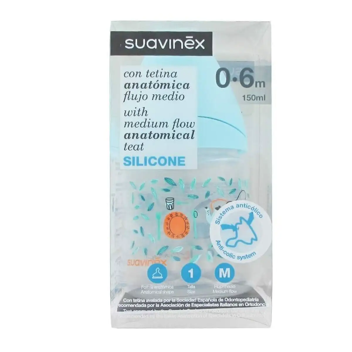 Biberon anti colique suavinex 0 6 mois 150 ml _8291. DIAYTAR SENEGAL - L'Art de Vivre l'Excellence au Quotidien. Explorez notre gamme et choisissez des produits qui ajoutent une note de prestige à votre vie.