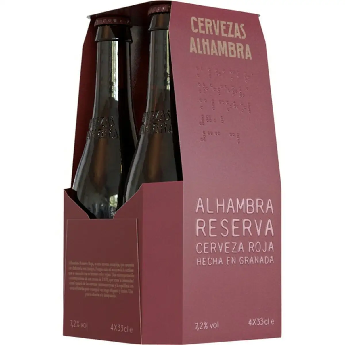 Biere alhambra 4 x 330 ml rouge_2460. DIAYTAR SENEGAL - L'Art de Vivre l'Élégance Accessible. Parcourez notre gamme variée et choisissez des produits qui ajoutent une touche de sophistication à votre style.
