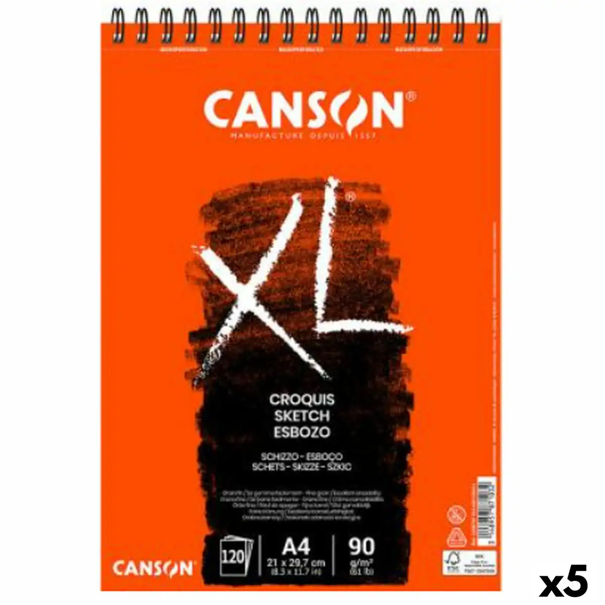 Bloc notes canson xl esboso 20 volets a4 5 unites 90 g m2 blanc naturel_2179. Entrez dans l'Univers de DIAYTAR SENEGAL - Où Choisir est un Plaisir. Explorez notre gamme variée et trouvez des articles qui parlent à votre cœur et à votre style.