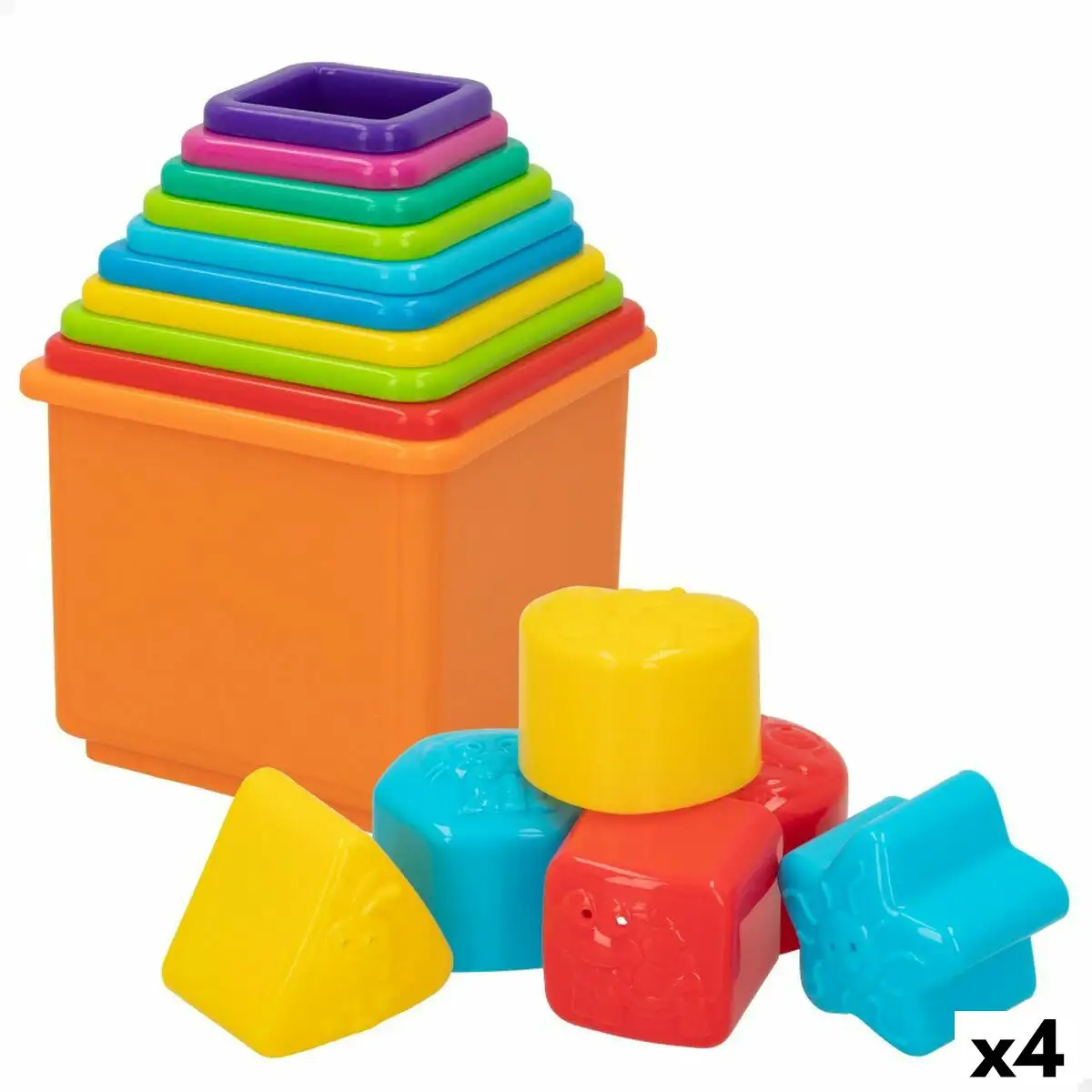 Blocs empilables playgo 10 5 x 9 x 10 5 cm 16 pieces 4 unites_3648. Entrez dans l'Univers de DIAYTAR SENEGAL - Où Chaque Produit a son Éclat Unique. Explorez notre gamme variée et choisissez des articles qui illuminent votre quotidien.