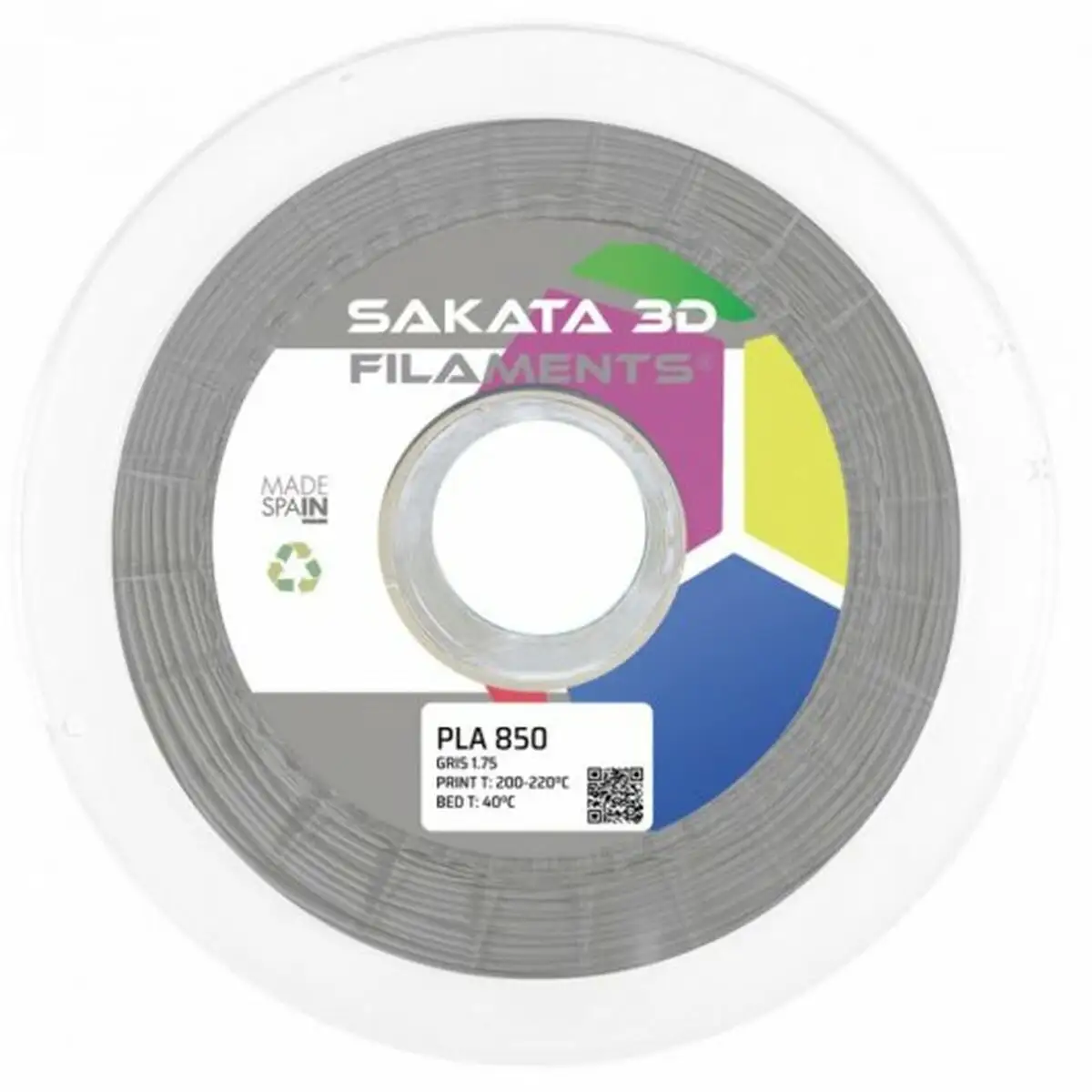 Bobine de filament sakata 3d sakata3d gris o 1 75 mm_9322. DIAYTAR SENEGAL - Votre Passage vers la Découverte. Explorez notre boutique en ligne pour trouver des trésors qui vous attendent, du traditionnel à l'avant-garde.