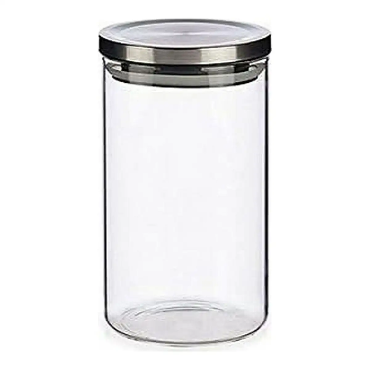 Bocal argente transparent acier silicone verre 1 l polypropylene 10 2 x 18 x 10 2 cm_1754. Entrez dans l'Univers de DIAYTAR SENEGAL - Votre Destination de Shopping Complète. Découvrez des produits qui reflètent la diversité et la richesse culturelle du Sénégal, le tout à portée de clic.