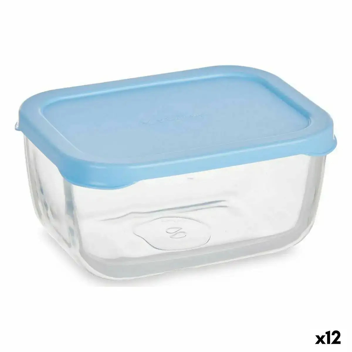 Boite a lunch snow 420 ml bleu transparent verre polyethylene 12 unites _1788. DIAYTAR SENEGAL - Là où Choisir est une Célébration de l'Artisanat. Explorez notre gamme variée et choisissez des produits qui incarnent la tradition et le talent des artisans du Sénégal.