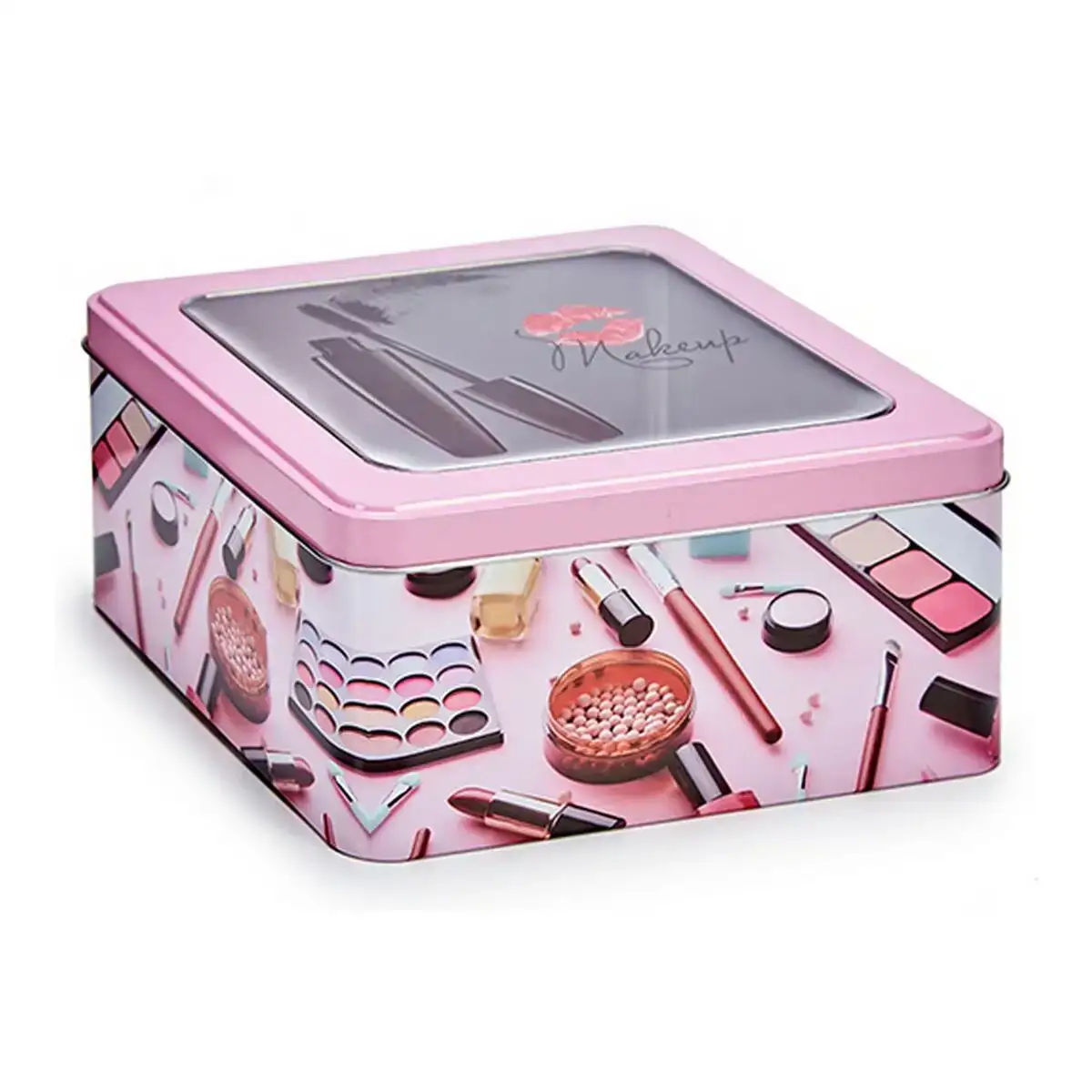 Boite avec couvercle 8430852876331 rose_1661. DIAYTAR SENEGAL - Où Votre Shopping Prend Vie. Explorez notre boutique en ligne pour trouver des articles qui vous ressemblent et qui ajoutent de l'éclat à votre quotidien.