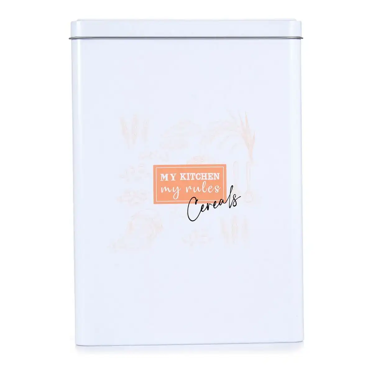 Boite cereales 9 6 x 24 7 x 17 6 cm blanc fer blanc_2748. DIAYTAR SENEGAL - L'Odyssée du Shopping à Votre Portée. Parcourez notre boutique en ligne et partez à la découverte d'articles qui rendront chaque jour spécial.