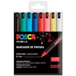 Boite de marqueurs posca pc 1mr multicouleur 8 pieces _2121. Plongez dans l'Expérience DIAYTAR SENEGAL - Où Chaque Produit a une Histoire. Explorez notre boutique en ligne pour trouver des articles qui incarnent la passion et la créativité du Sénégal.