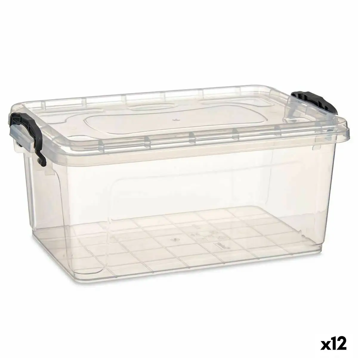 Boîte de rangement transparente avec couvercle - 32 L  Boite de rangement, Boite  rangement plastique, Rangement