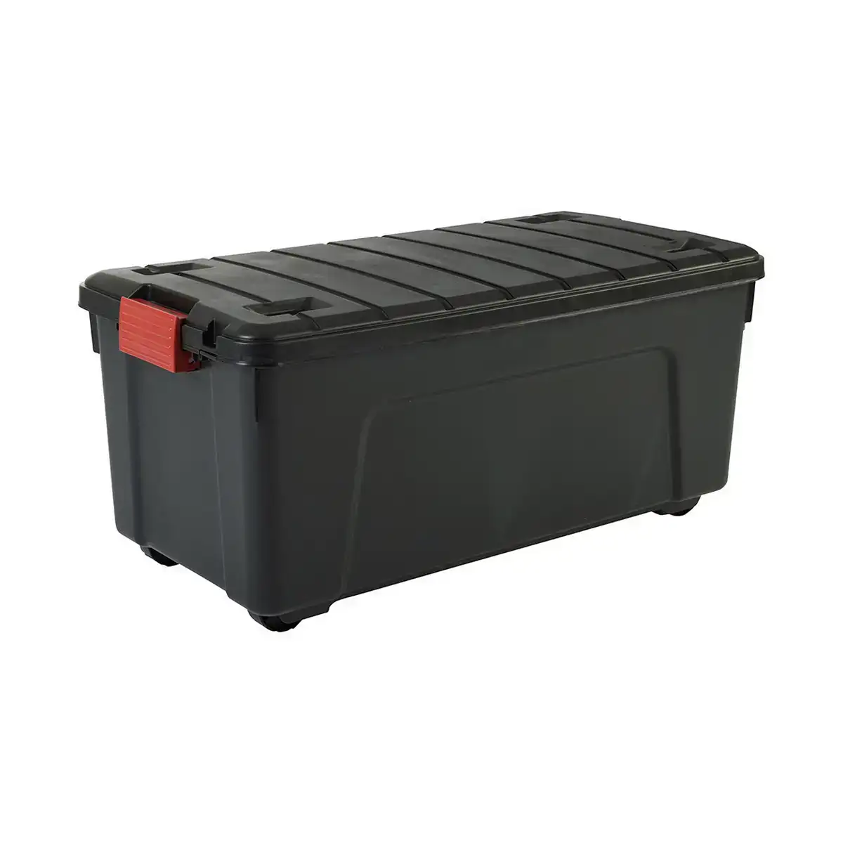 Boite de rangement iris explorer box avec des roues 39 5 x 78 x 35 cm noir rouge polypropylene 75 l_2764. DIAYTAR SENEGAL - Votre Destination pour un Shopping Réfléchi. Découvrez notre gamme variée et choisissez des produits qui correspondent à vos valeurs et à votre style de vie.
