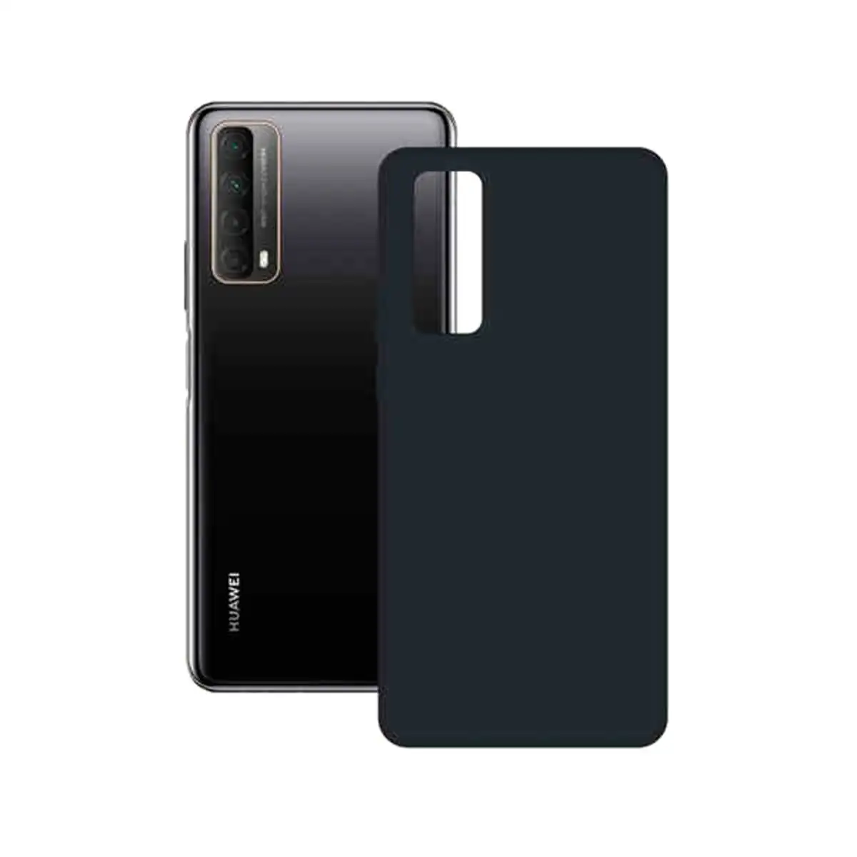 Boitier huawei psmart 2021 ksix noir_7811. DIAYTAR SENEGAL - L'Art de Vivre en Couleurs. Découvrez notre boutique en ligne et trouvez des produits qui ajoutent une palette vibrante à votre quotidien.