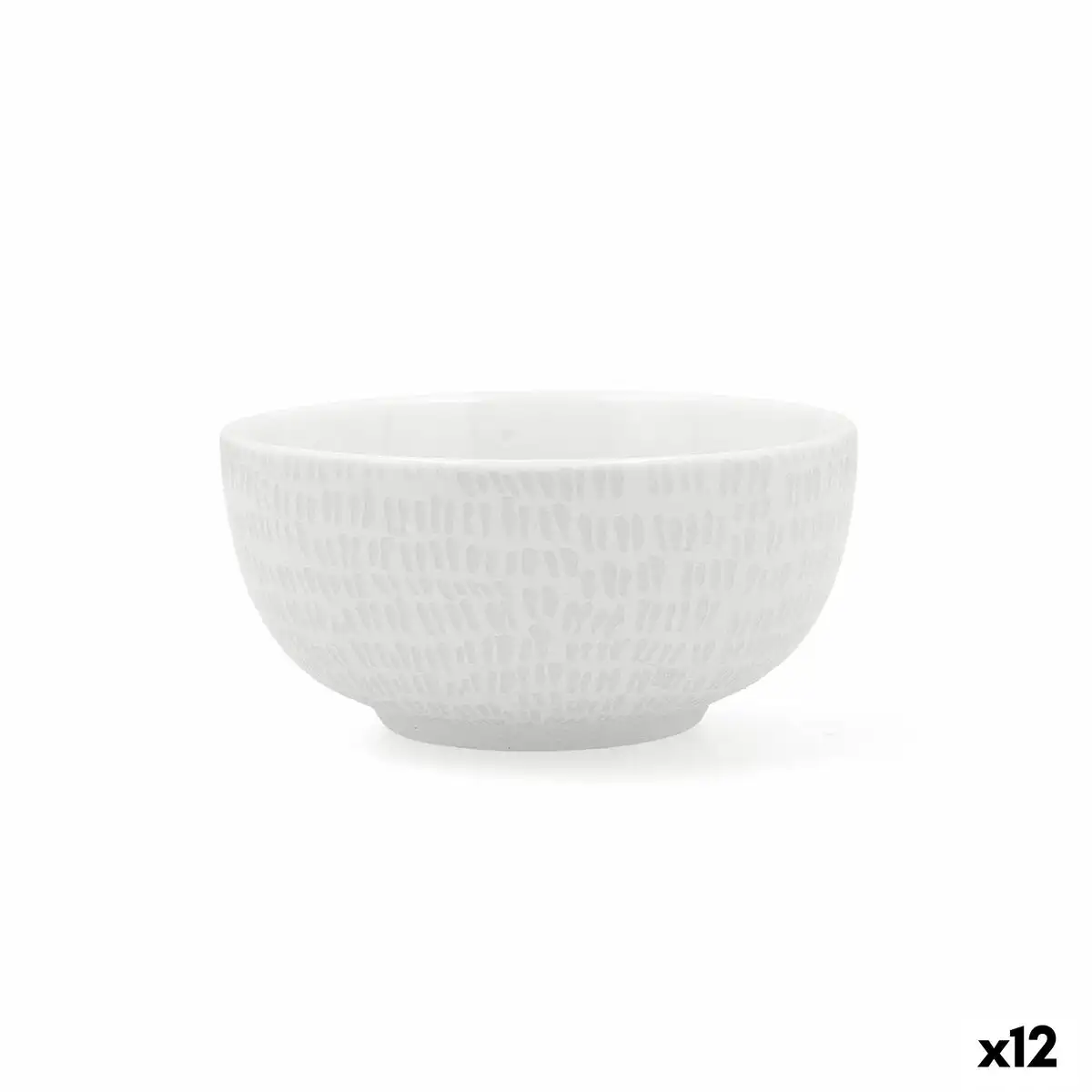 Bol ariane ripple ceramique blanc 12 cm 12 unites _3893. DIAYTAR SENEGAL - L'Art de Vivre en Couleurs et en Styles. Parcourez notre sélection et trouvez des articles qui reflètent votre personnalité et votre goût pour la vie.
