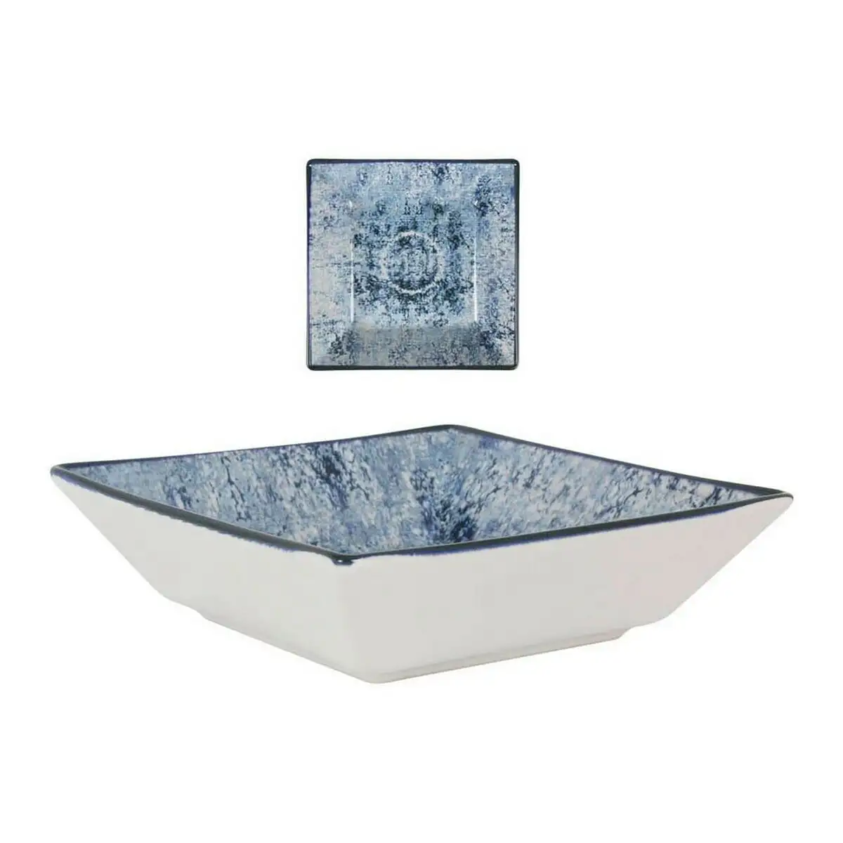 Bol la mediterranea electra porcelaine 18 x 18 x 5 cm_4325. DIAYTAR SENEGAL - Votre Paradis Shopping au Cœur du Sénégal. Explorez notre boutique en ligne et découvrez des produits conçus pour enchanter chaque aspect de votre vie.