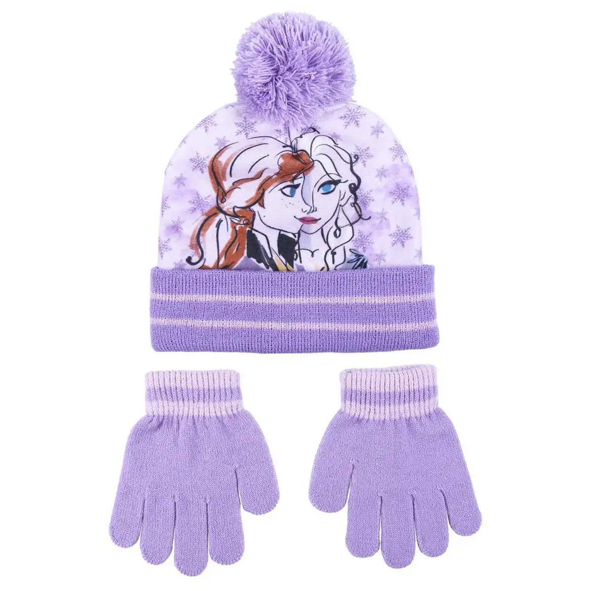 Bonnet et gants frozen violet taille unique _7107. DIAYTAR SENEGAL - Où Votre Shopping Prend Vie. Explorez notre boutique en ligne pour trouver des articles qui vous ressemblent et qui ajoutent de l'éclat à votre quotidien.