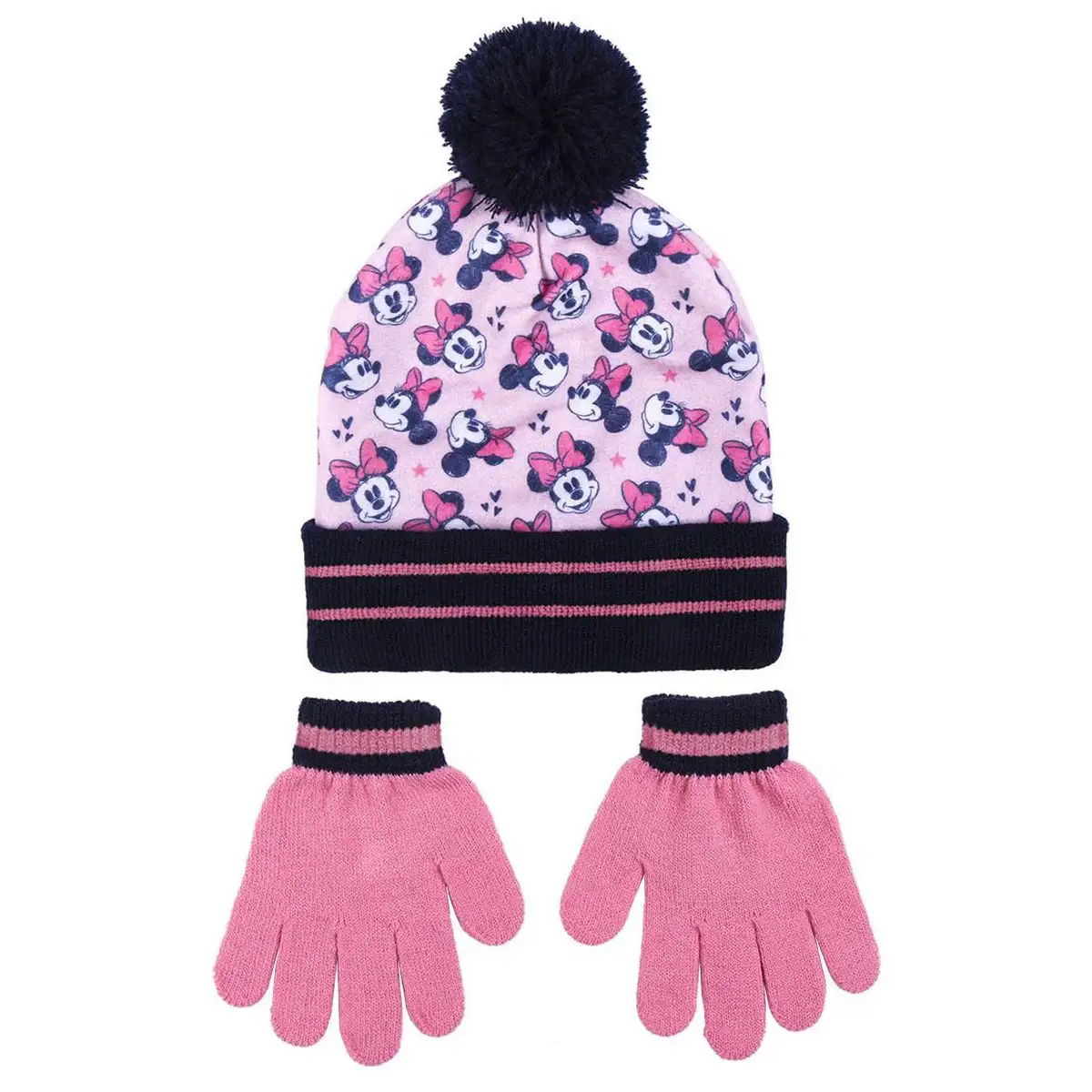 Bonnet et gants minnie mouse rose taille unique _7383. DIAYTAR SENEGAL - L'Art de Magasiner sans Limites. Naviguez à travers notre collection diversifiée pour trouver des produits qui élargiront vos horizons shopping.