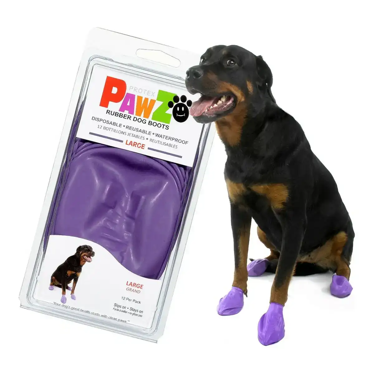 Bottes pawz chien 12 unites violet taille l_5187. DIAYTAR SENEGAL - Votre Destination pour un Shopping Inégalé. Naviguez à travers notre sélection minutieuse pour trouver des produits qui répondent à tous vos besoins.