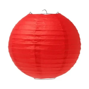 Boule decorative o 26 cm rouge_2867. DIAYTAR SENEGAL - Votre Boutique en Ligne, Votre Histoire. Explorez notre sélection et découvrez des produits qui reflètent votre parcours et vos aspirations, un achat à la fois.