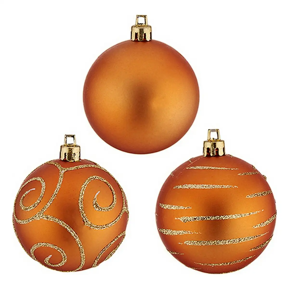 Boules de noel o 6 cm 30 unites orange pvc_6561. DIAYTAR SENEGAL - L'Univers de l'Élégance Accessible. Plongez dans notre catalogue et choisissez des produits qui allient sophistication et accessibilité pour un shopping exquis.