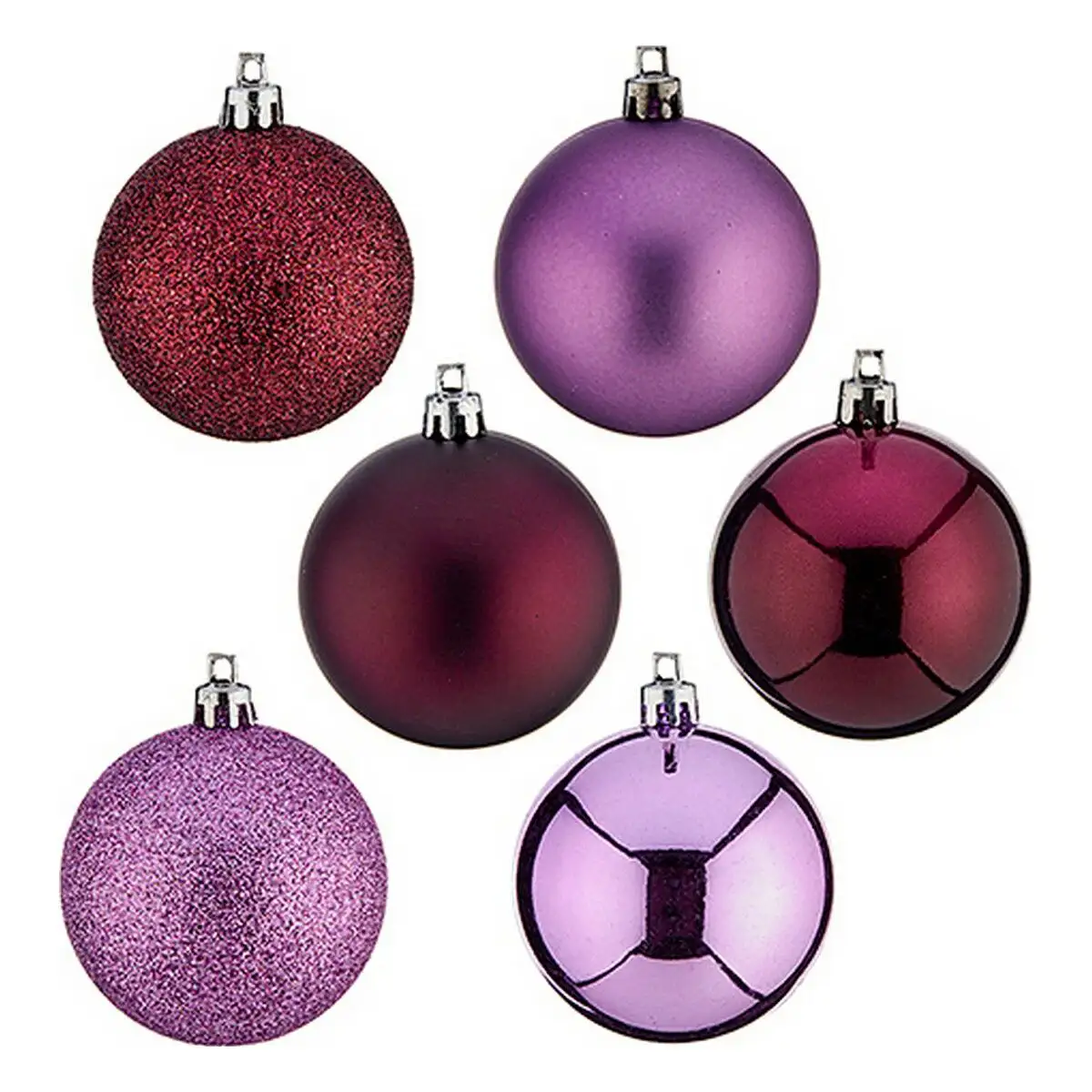 Boules de noel o 6 cm 30 unites violet plastique_8920. Bienvenue chez DIAYTAR SENEGAL - Où le Shopping Devient une Aventure. Découvrez notre collection diversifiée et explorez des produits qui reflètent la diversité du Sénégal.