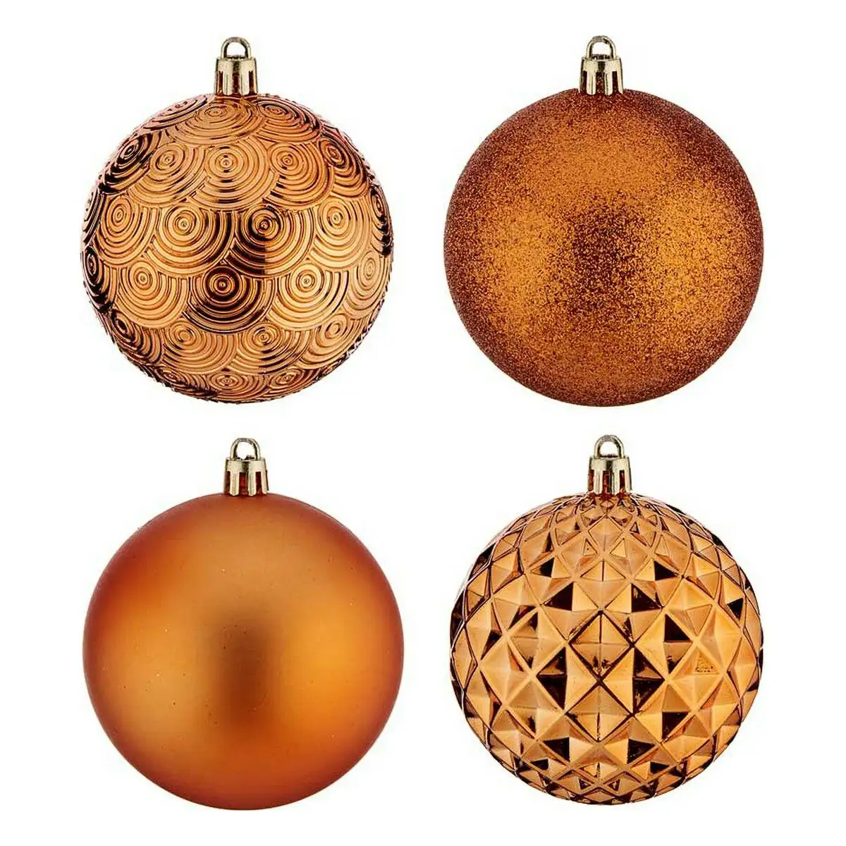 Boules de noel o 8 cm 25 unites orange pvc_6326. DIAYTAR SENEGAL - Votre Destination Shopping Éthique. Parcourez notre gamme et choisissez des articles qui respectent l'environnement et les communautés locales.