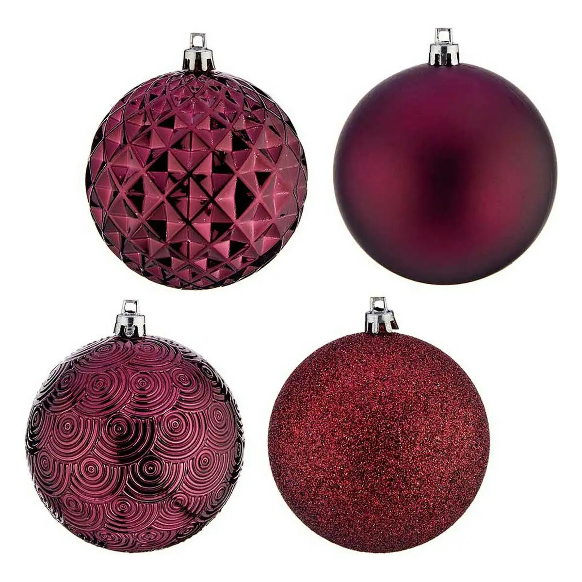 Boules de noel o 8 cm 30 unites rouge pvc_5228. Bienvenue sur DIAYTAR SENEGAL - Là où Chaque Objet a une Âme. Plongez dans notre catalogue et trouvez des articles qui portent l'essence de l'artisanat et de la passion.