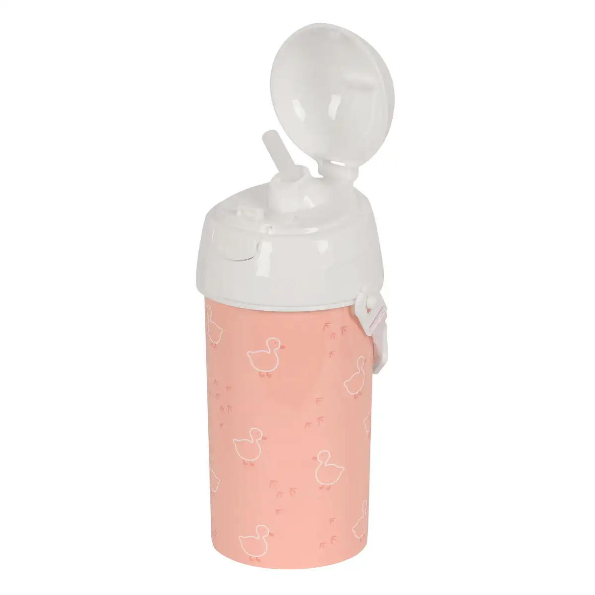 Bouteille avec couvercle et paille safta patito rose pvc 500 ml_9788. DIAYTAR SENEGAL - Votre Passage vers l'Élégance Accessible. Parcourez notre boutique en ligne pour trouver des produits qui vous permettent d'allier style et économies.