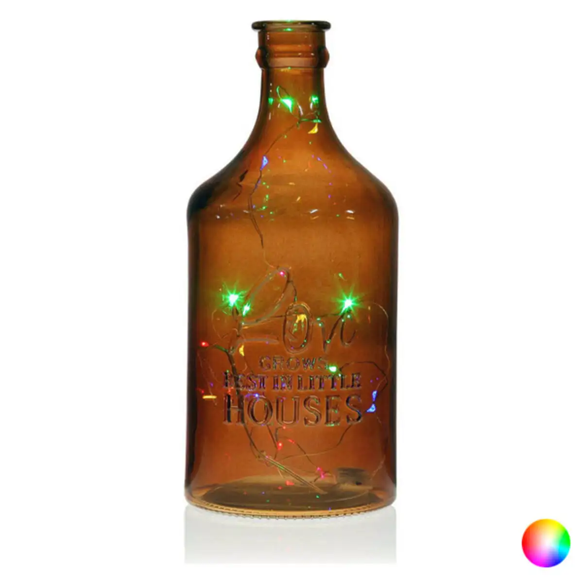 Bouteille led love verre_7752. Entrez dans l'Univers de DIAYTAR SENEGAL - Où Choisir est un Plaisir. Explorez notre gamme variée et trouvez des articles qui parlent à votre cœur et à votre style.