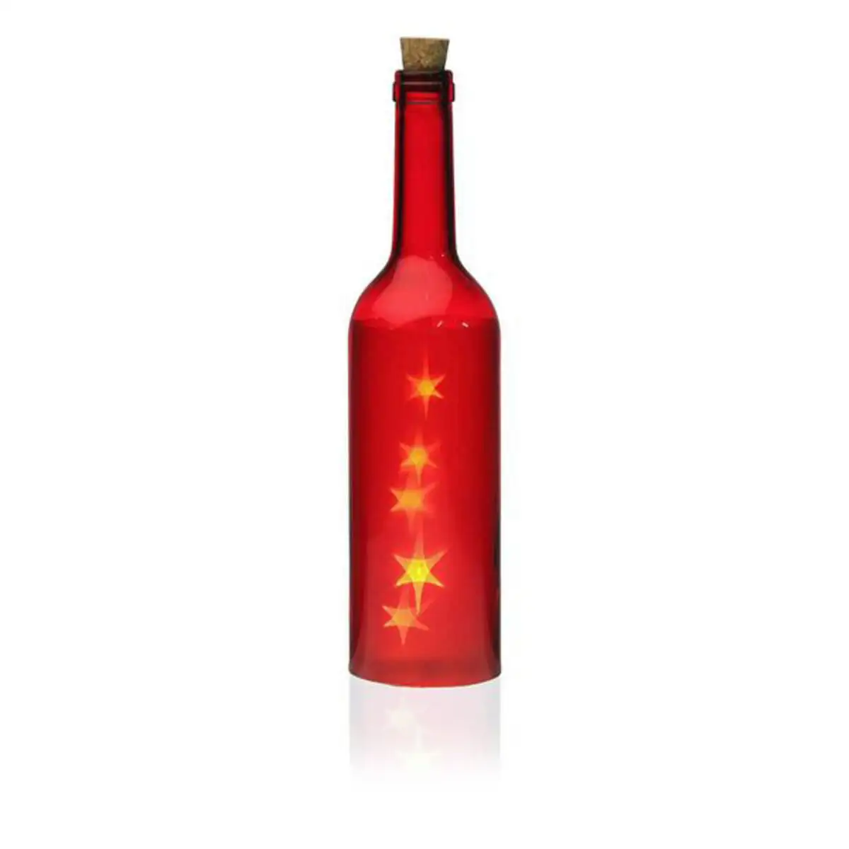 Bouteille led versa cosmo rouge verre 7 3 x 28 x 7 3 cm _7090. DIAYTAR SENEGAL - Votre Univers Shopping Éclectique. Explorez nos offres variées et découvrez des articles qui embrassent la diversité et la polyvalence de vos besoins.