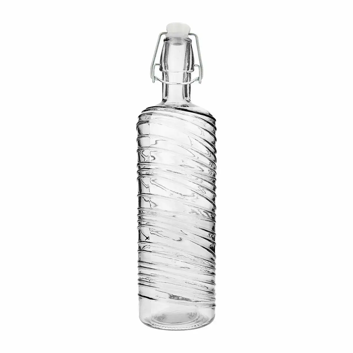 Bouteille quid aire transparent verre 1 l _9605. DIAYTAR SENEGAL - Où Choisir est un Acte de Création. Naviguez à travers notre plateforme et choisissez des produits qui complètent votre histoire personnelle.