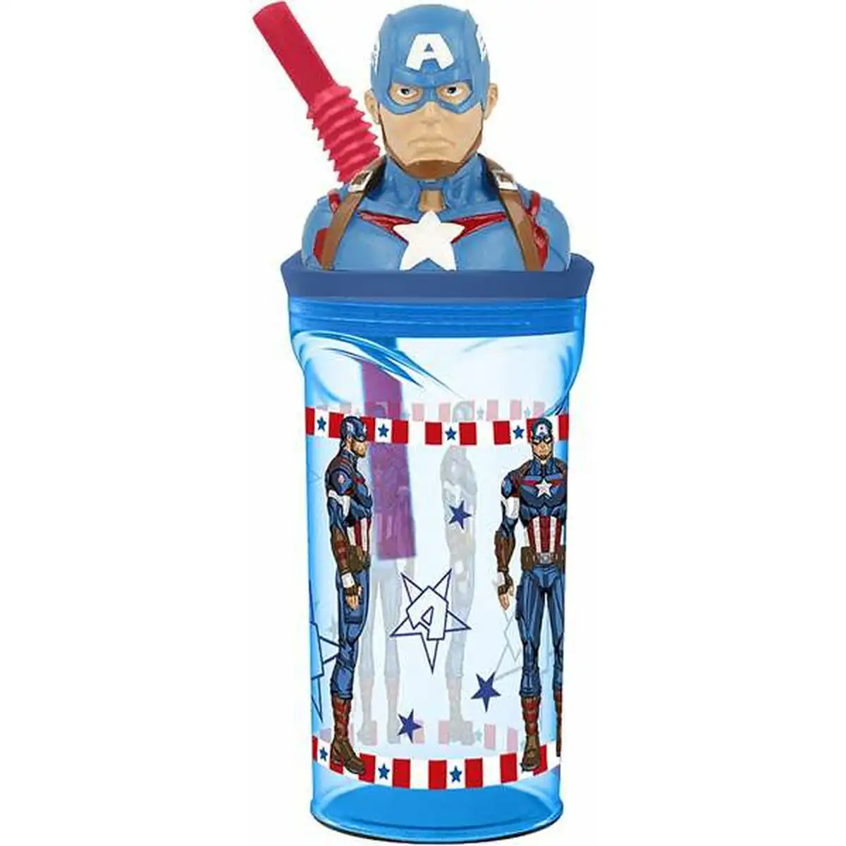 Bouteille the avengers invencible force captain america 360 ml_8994. DIAYTAR SENEGAL - Où Choisir Devient une Expression de Soi. Découvrez notre boutique en ligne et trouvez des articles qui révèlent votre personnalité et votre style.