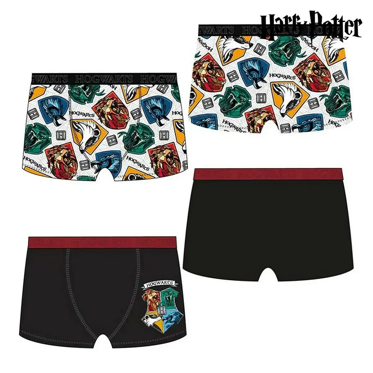 Boxer pour homme harry potter 2 uds _3662. DIAYTAR SENEGAL - Où la Qualité est Notre Engagement. Explorez notre boutique en ligne pour découvrir des produits conçus pour vous apporter satisfaction et plaisir.