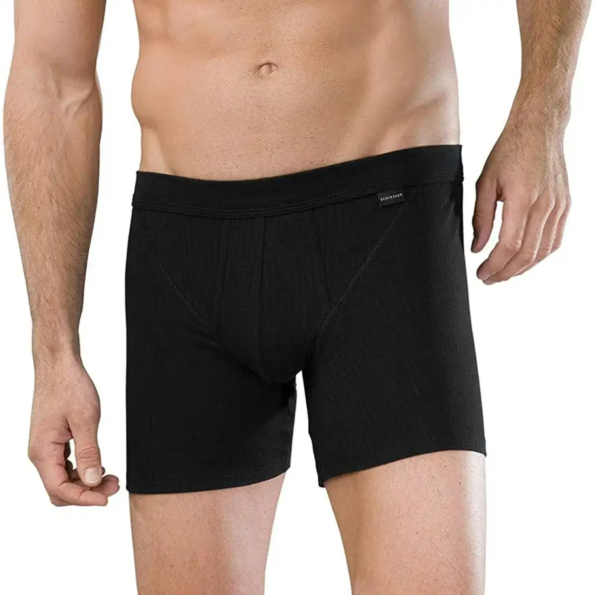 Boxer pour homme schiesser noir 6 reconditionne a _2895. Bienvenue chez DIAYTAR SENEGAL - Où le Shopping Devient un Plaisir. Découvrez notre boutique en ligne et trouvez des trésors qui égaieront chaque jour de votre vie.