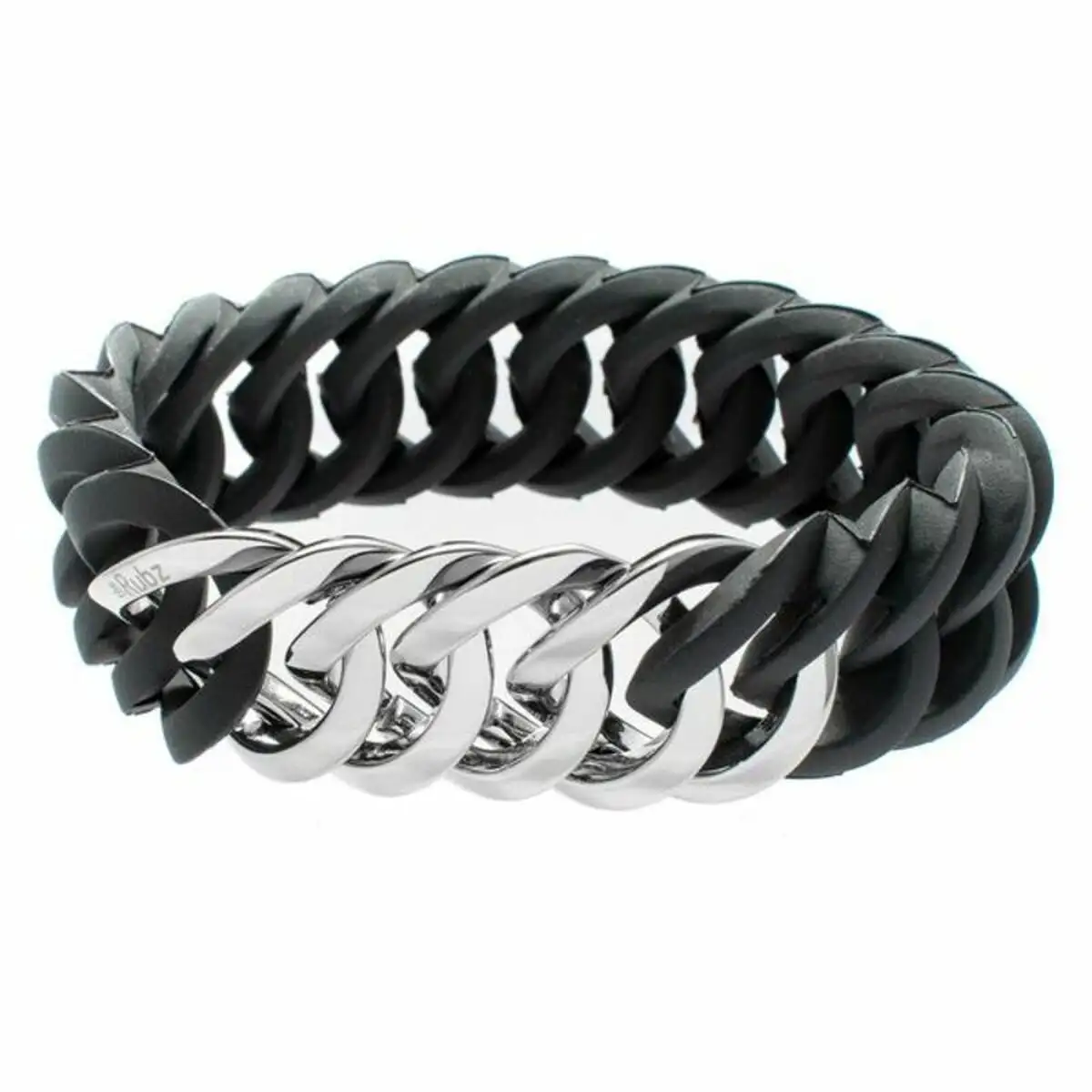 Bracelet therubz 100174 noir silicone acier inoxydable argente acier silicone_9507. Bienvenue sur DIAYTAR SENEGAL - Où Chaque Détail compte. Plongez dans notre univers et choisissez des produits qui ajoutent de l'éclat et de la joie à votre quotidien.